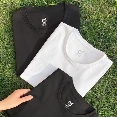 Worn Alone Or Worn Inside Crew Neck Super T-Shirt OEM Service