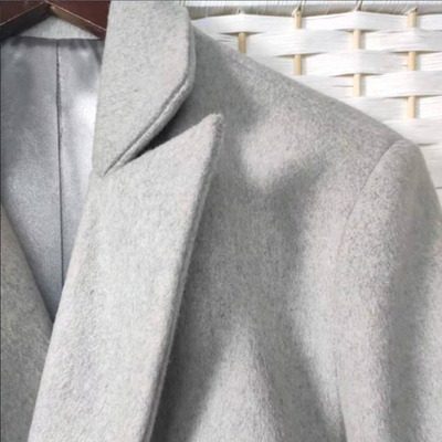 Soft Women's Casual Blazers , Double - Breasted Ladies Wool Blazer Jackets