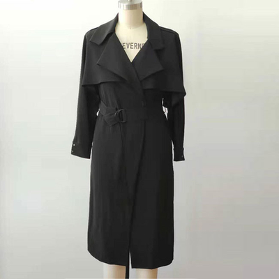 Long Women Trench Coats Wind Coats For Ladies with Belt, Spring and Autumn