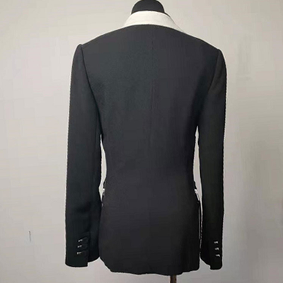 100% Polyester Black Slim Formal Blazer For Women S - XL Available
