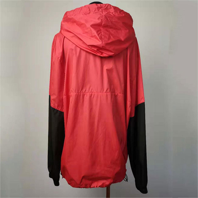 Lightweight Sustainable Outdoor Clothing Red And Black With Long Sleeve