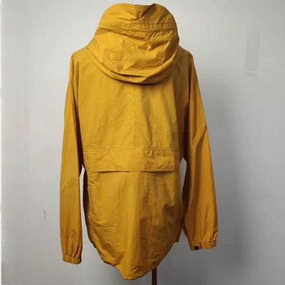 Eco Friendly Sustainable Athletic Wear , Outdoor Half Zip Windbreaker