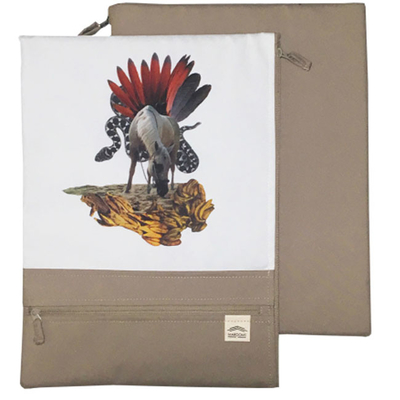 Eco Friendly Custom Canvas Bags Sustainable With Zipper Closure
