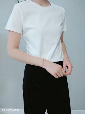 Round Neck Eco Friendly Sustainable Clothing 100% Supima Cotton