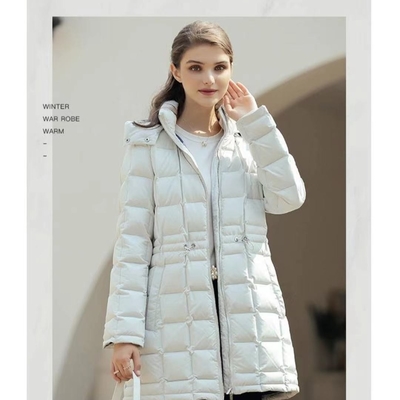 100% Polyester Fiber Sustainable Padded Down Jacket Dairy Green