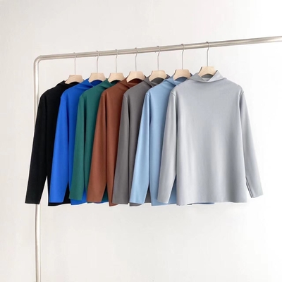 Men'S Thermostat Silk De Velvet Bottoming Shirt Sustainable Clothing