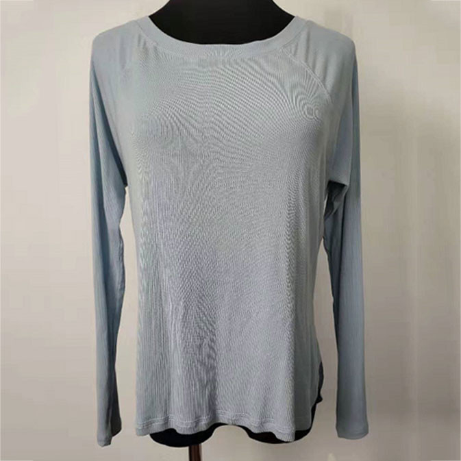Customizable Blue Microfiber Ladies Knitted Pullover S - XL Optional