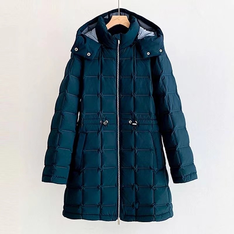 350g Leather Channel Cloth Sustainable Padded Down Jacket Digital Print