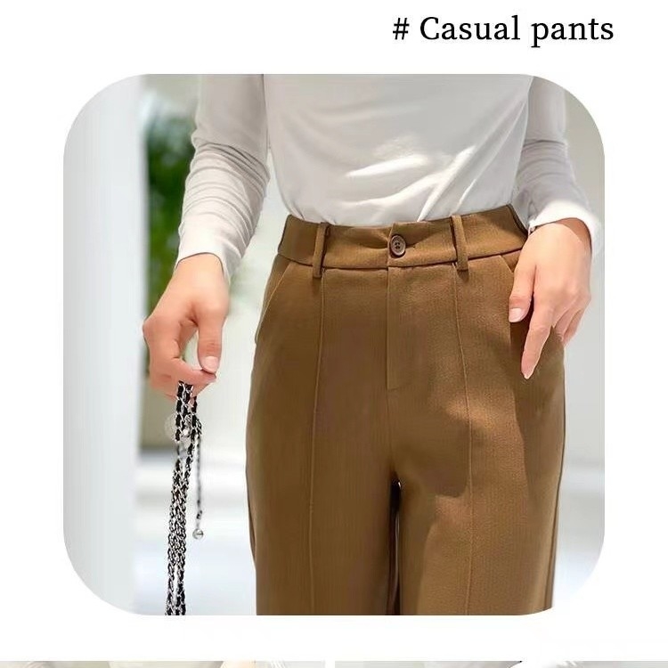 Thick Casual Pants Eco Friendly Sustainable Clothing Polyester Fiber