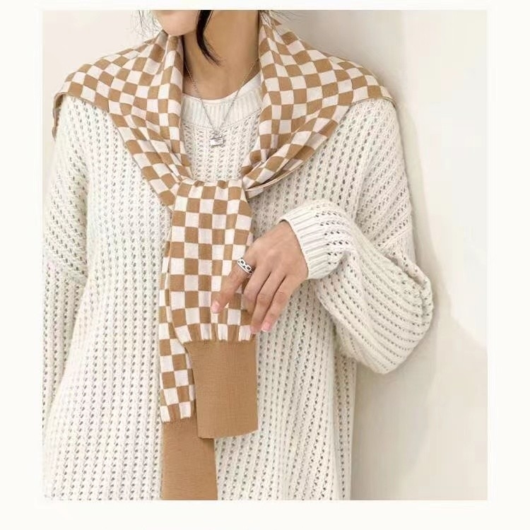 Wild Artifact Checkerboard Shawl Sustainable Clothing Fashion Renaissance