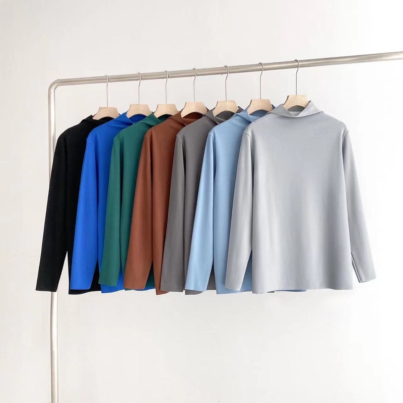 Men'S Thermostat Silk De Velvet Bottoming Shirt Sustainable Clothing